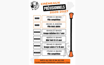 Rentrée du club